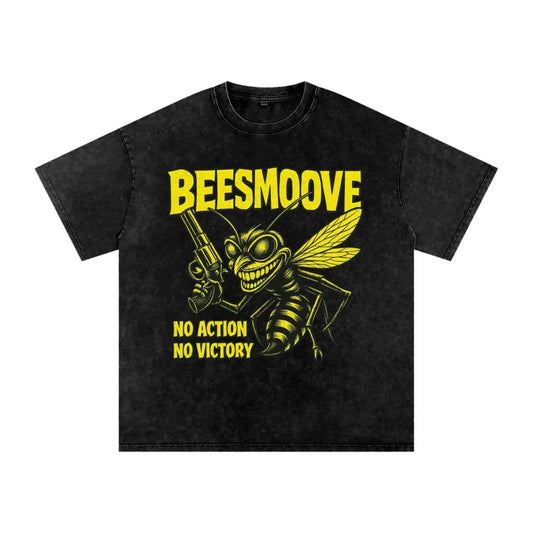 BEESMOOVE Hive Assassin Wash Oversize T-Shirt - Beesmoove 
