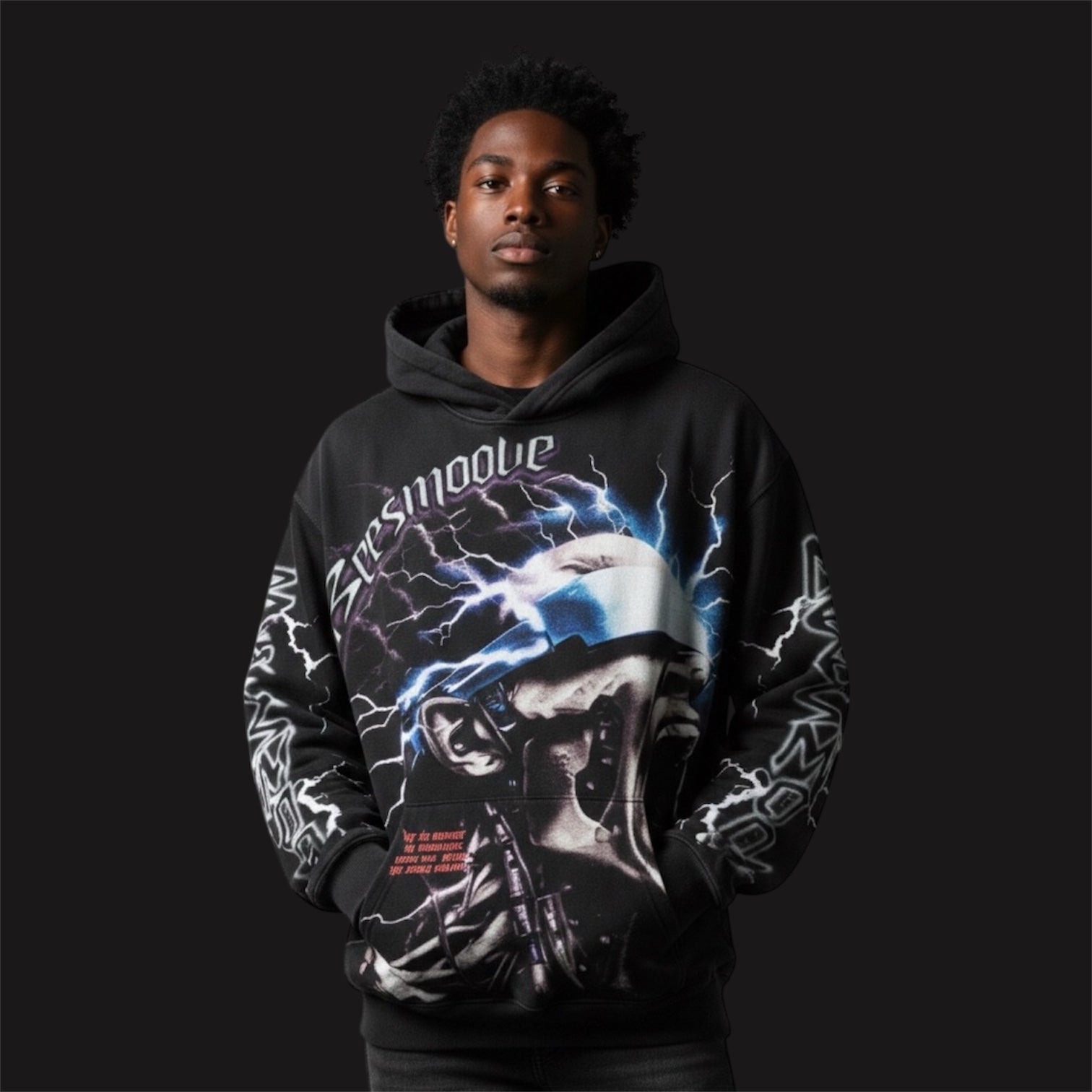 BEESMOOVE Born From Voltage Hoodie