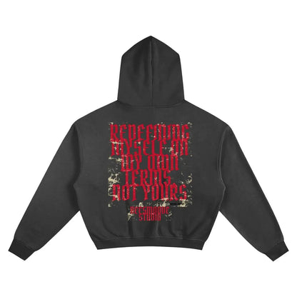 Beesmoove God Shaped Me Boxy Hoodie - Beesmoove 
