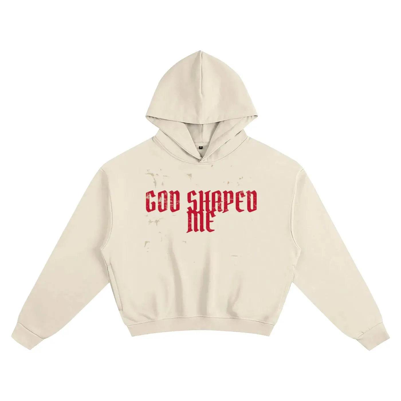 Beesmoove God Shaped Me Boxy Hoodie - Beesmoove 