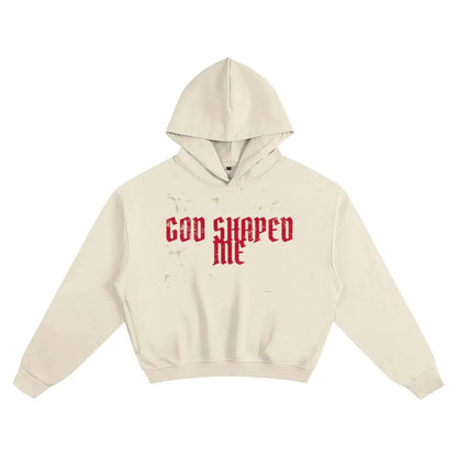 Beesmoove God Shaped Me Boxy Hoodie - Beesmoove 