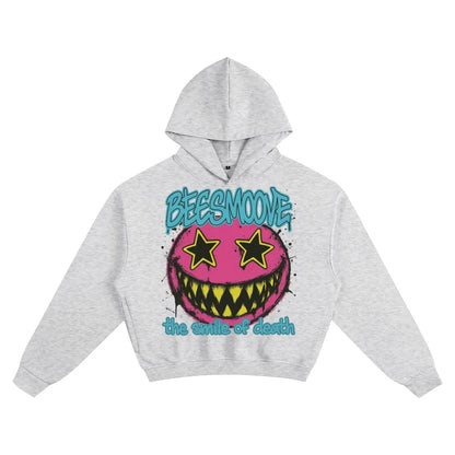 BEESMOOVE Deadly Grin Boxy Hoodie - Beesmoove 