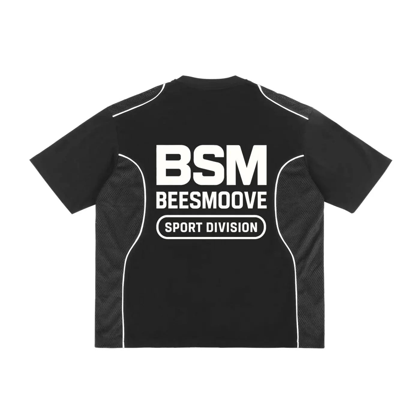 BSM SPORT DIVISION Contrast Piped Panel Tee - Beesmoove 
