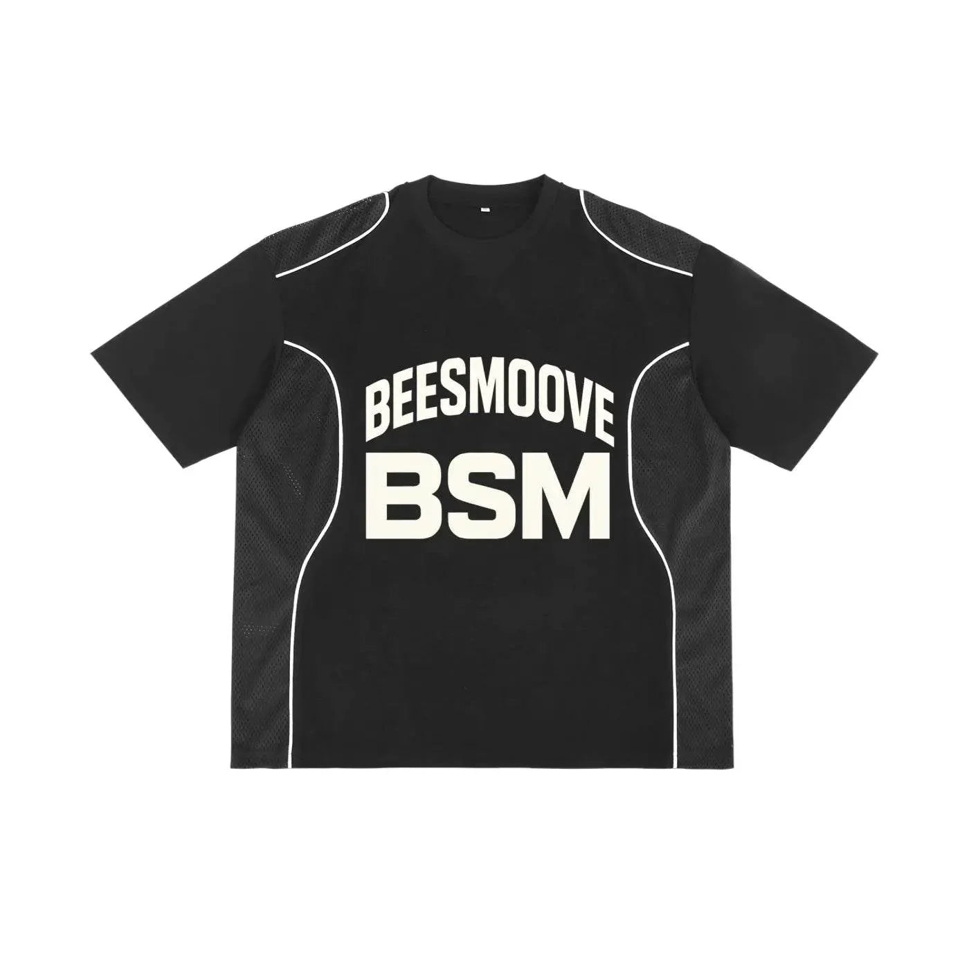 BSM SPORT DIVISION Contrast Piped Panel Tee - Beesmoove 