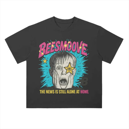 BEESMOOVE Home Alone Reality Drop Shoulder Tee - Beesmoove 