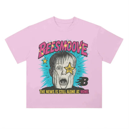 BEESMOOVE Home Alone Reality Drop Shoulder Tee - Beesmoove 