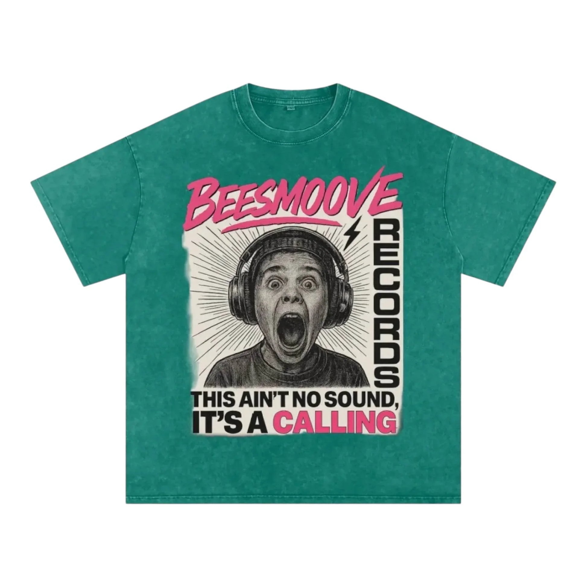 BEESMOOVE Frequency Wash Oversize Tee - Beesmoove 