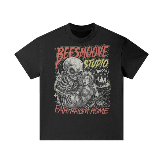 BEESMOOVE Skull Ride: Far From Home Kids' Tee - Beesmoove 