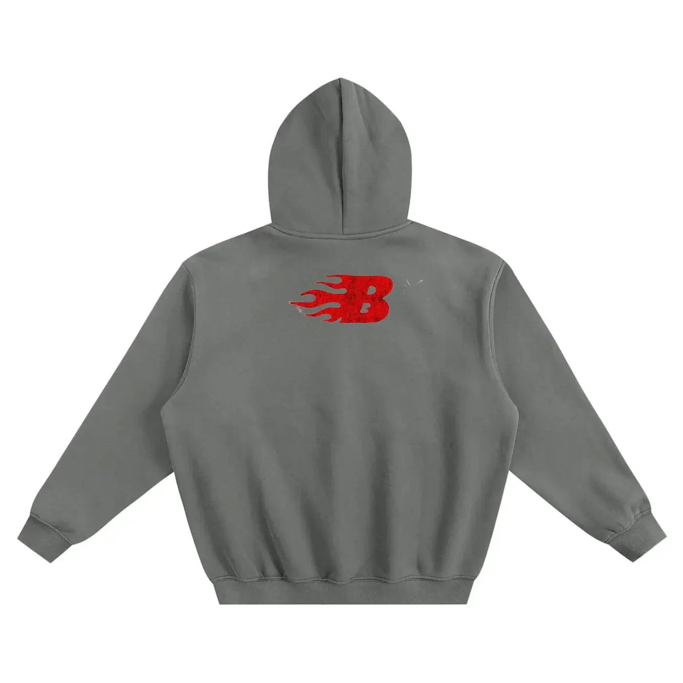 BEESMOOVE SUSPICIOUS SMILE Fleeced Boxy Hoodie - Beesmoove 