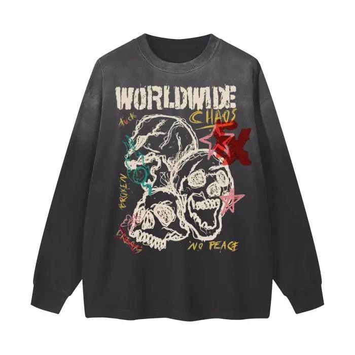 Beesmoove Worldwide Chaos Long Sleeve Tee - Beesmoove 