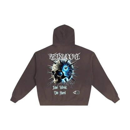 BEESMOOVE Live Wired 
 Sunfade Zip Hoodie - Beesmoove 
