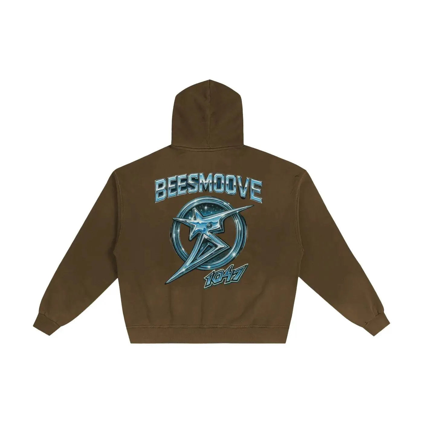 BEESMOOVE Starlight Survivor Hand-Frayed Sunfade Zip Hoodie - Beesmoove 