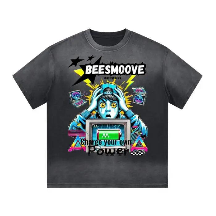 Beesmoove charge your own power T-Shirt - Beesmoove 