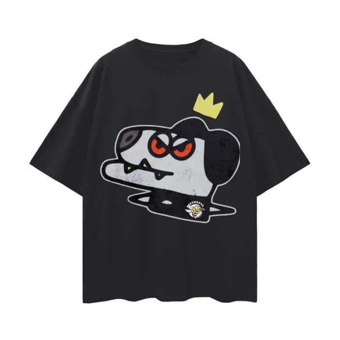 Beesmoove Crowned Rebel Oversize Deep Drop Tee - Beesmoove 