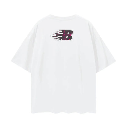BEESMOOVE Deadly Grin Oversize Deep Drop Shoulder Tee - Beesmoove 