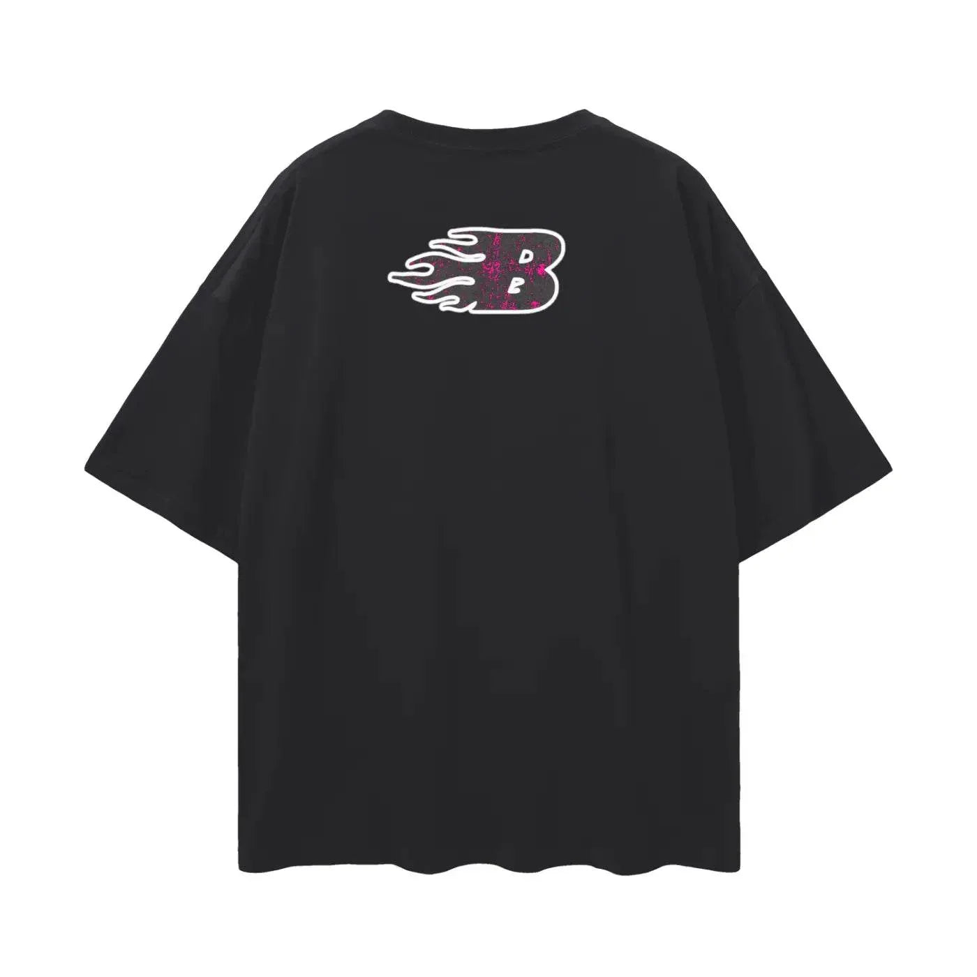 BEESMOOVE Deadly Grin Oversize Deep Drop Shoulder Tee - Beesmoove 