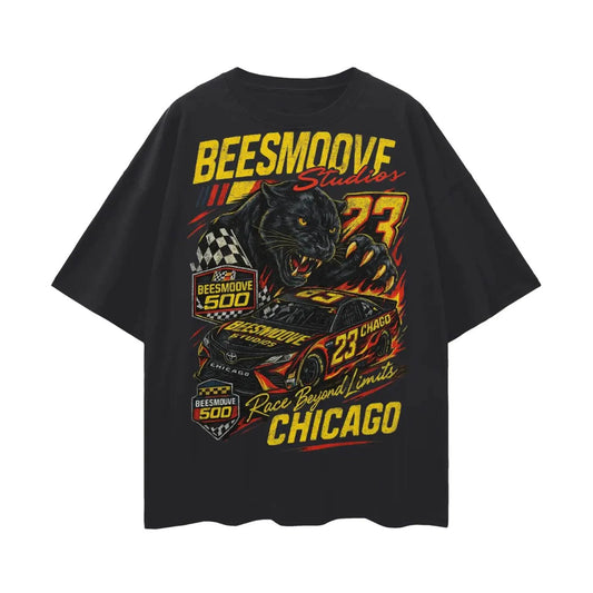 BEESMOOVE 23 Track Beast Drop Shoulder Tee - Beesmoove 