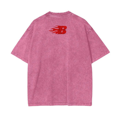 BEESMOOVE Take It Easy Buddy Oversize Washed Tee - Beesmoove 