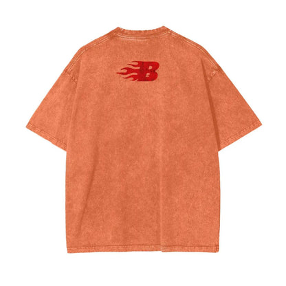 BEESMOOVE Take It Easy Buddy Oversize Washed Tee - Beesmoove 