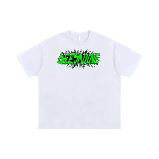 BEESMOOVE Retro Green Oversized T-shirt - Beesmoove 