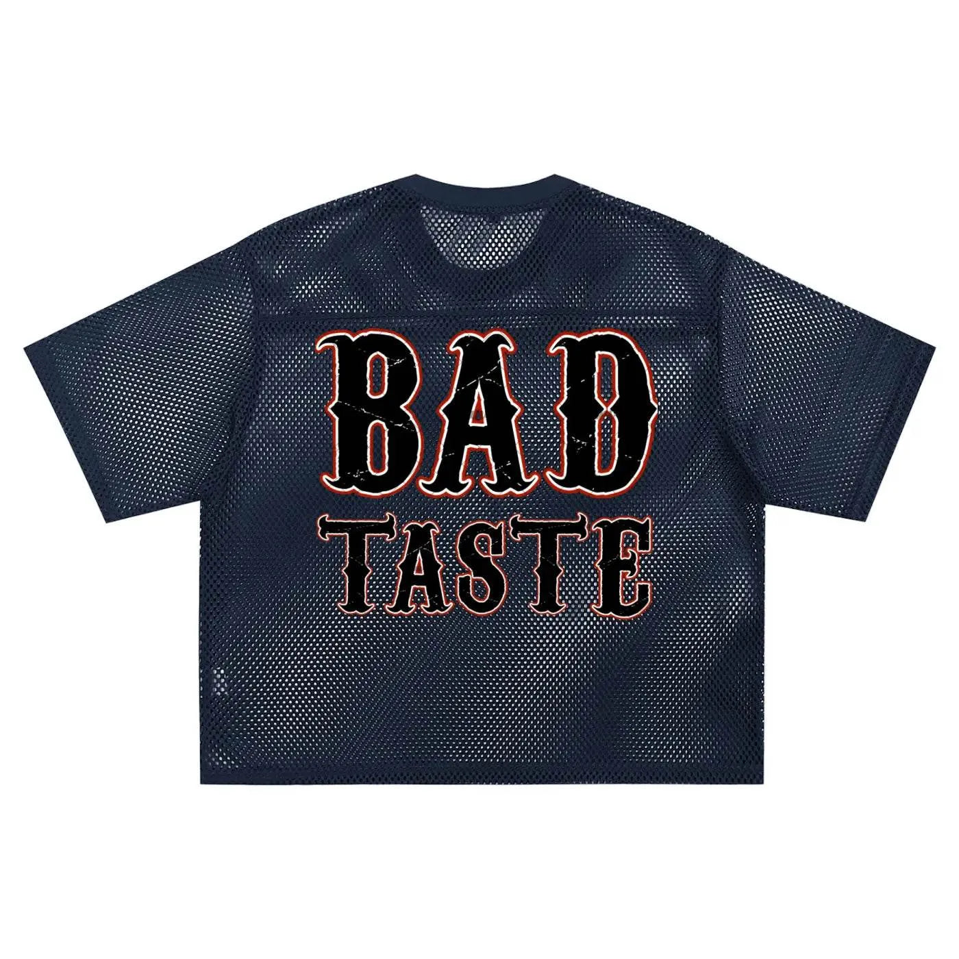 BEESMOOVE Hot Head BAD Taste See-through Boxy Net T-shirt - Beesmoove 