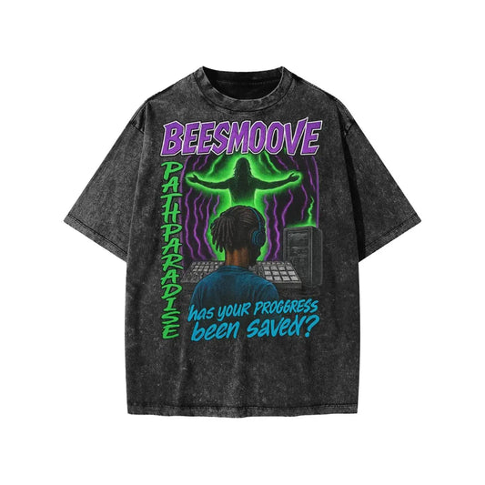 BEESMOOVE Divine Upload 
Washed Kids' T-shirt - Beesmoove 