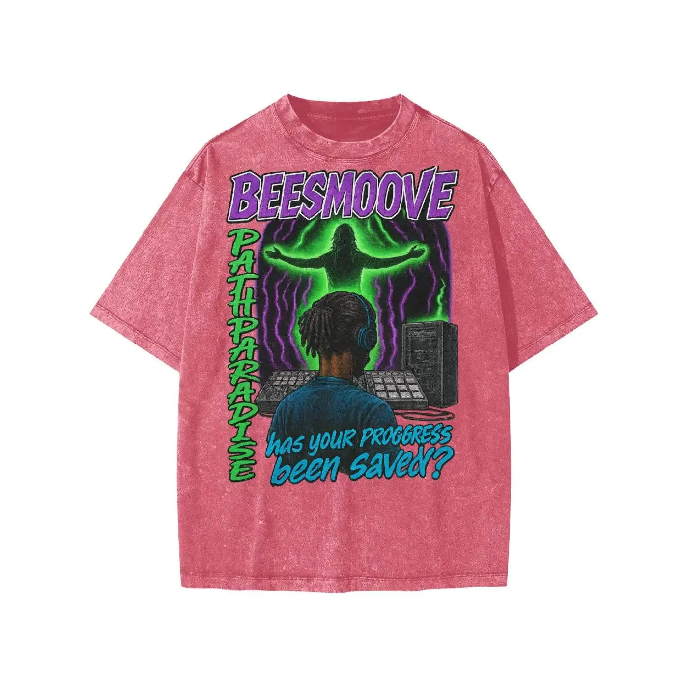 BEESMOOVE Divine Upload 
Washed Kids' T-shirt - Beesmoove 