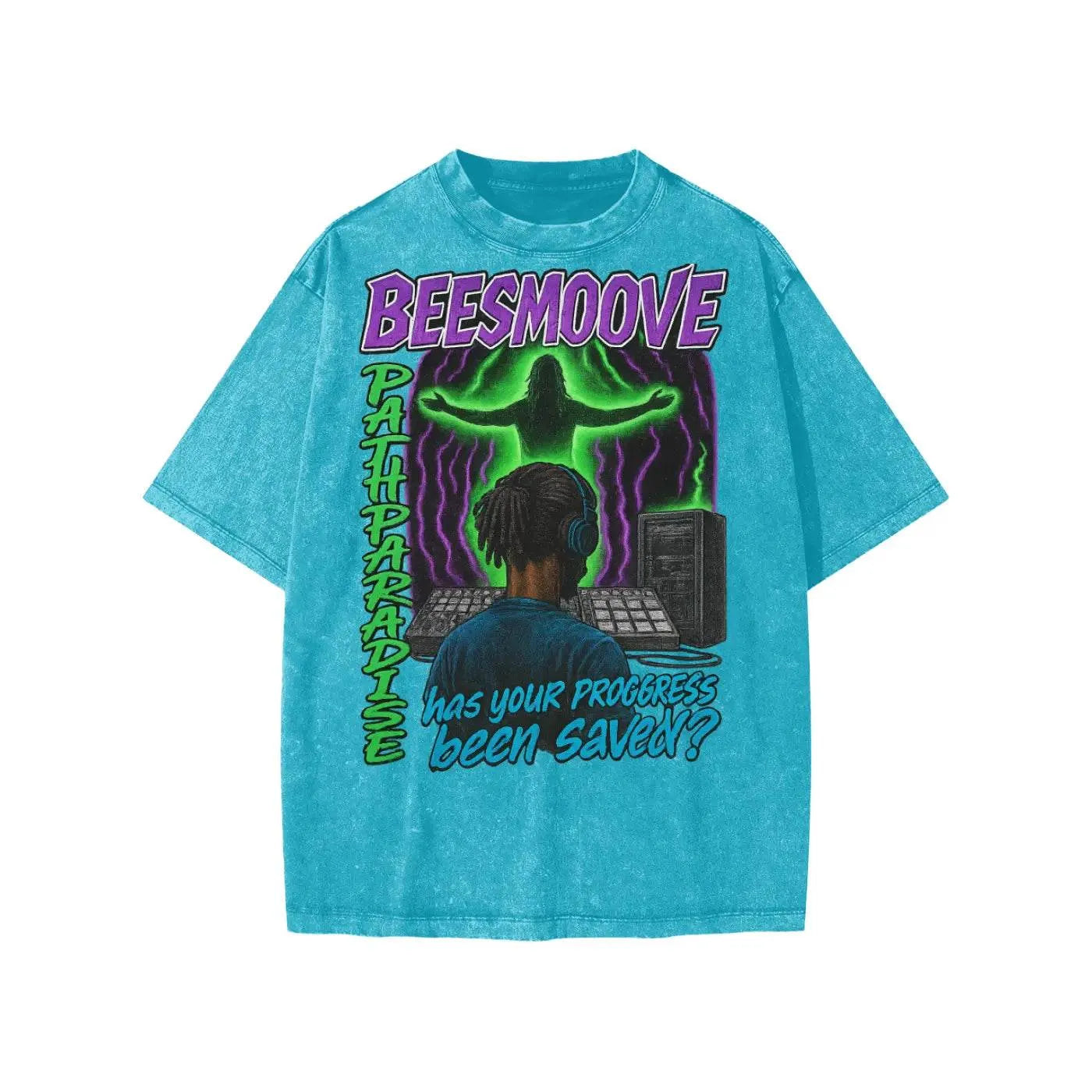 BEESMOOVE Divine Upload 
Washed Kids' T-shirt - Beesmoove 