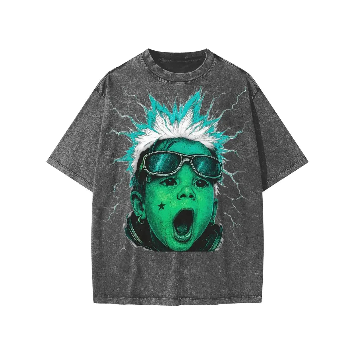 BEESMOOVE Static Kid Washed Kids' T-shirt - Beesmoove 