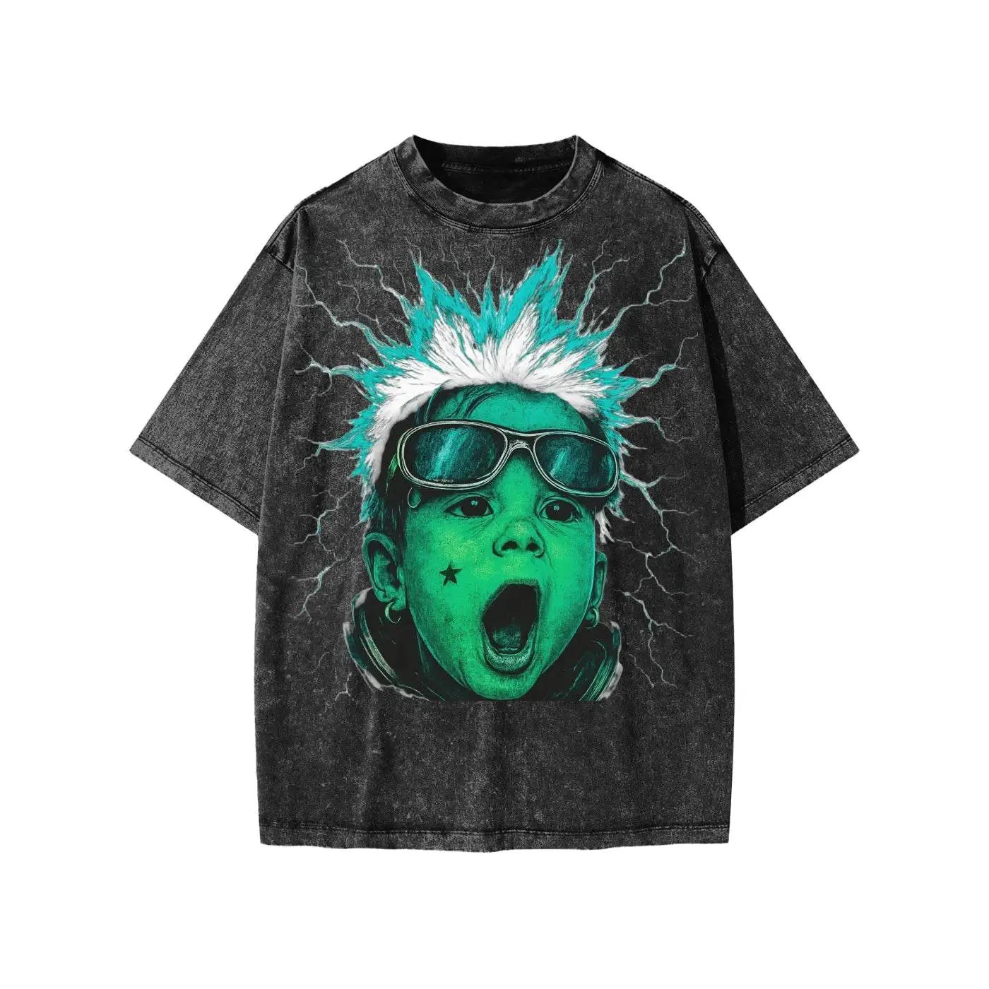 BEESMOOVE Static Kid Washed Kids' T-shirt - Beesmoove 