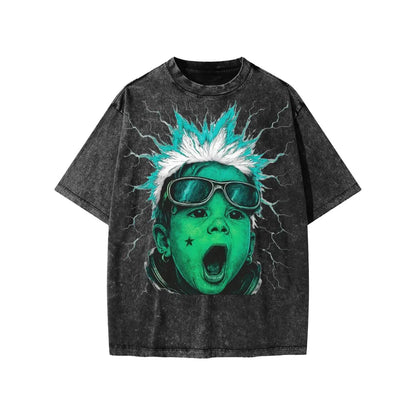 BEESMOOVE Static Kid Washed Kids' T-shirt - Beesmoove 