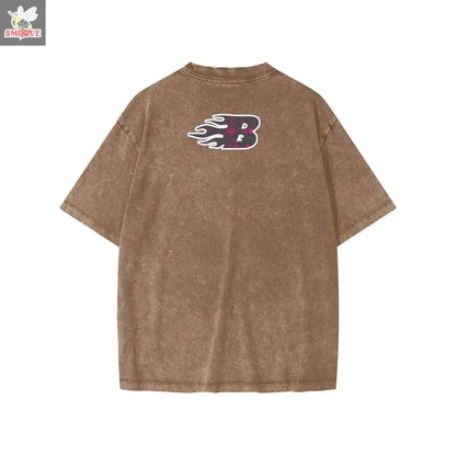 BEESMOOVE Frequency Washed Kids' T-shirt - Beesmoove 