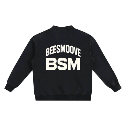 BEESMOOVE BSM Boss Status Mentality Washed Cardigan - Beesmoove 
