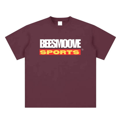 BEESMOOVE Sports Sueded Cotton T-shirt - Beesmoove 