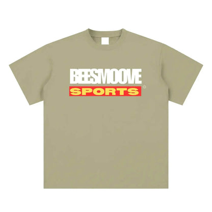 BEESMOOVE Sports Sueded Cotton T-shirt - Beesmoove 
