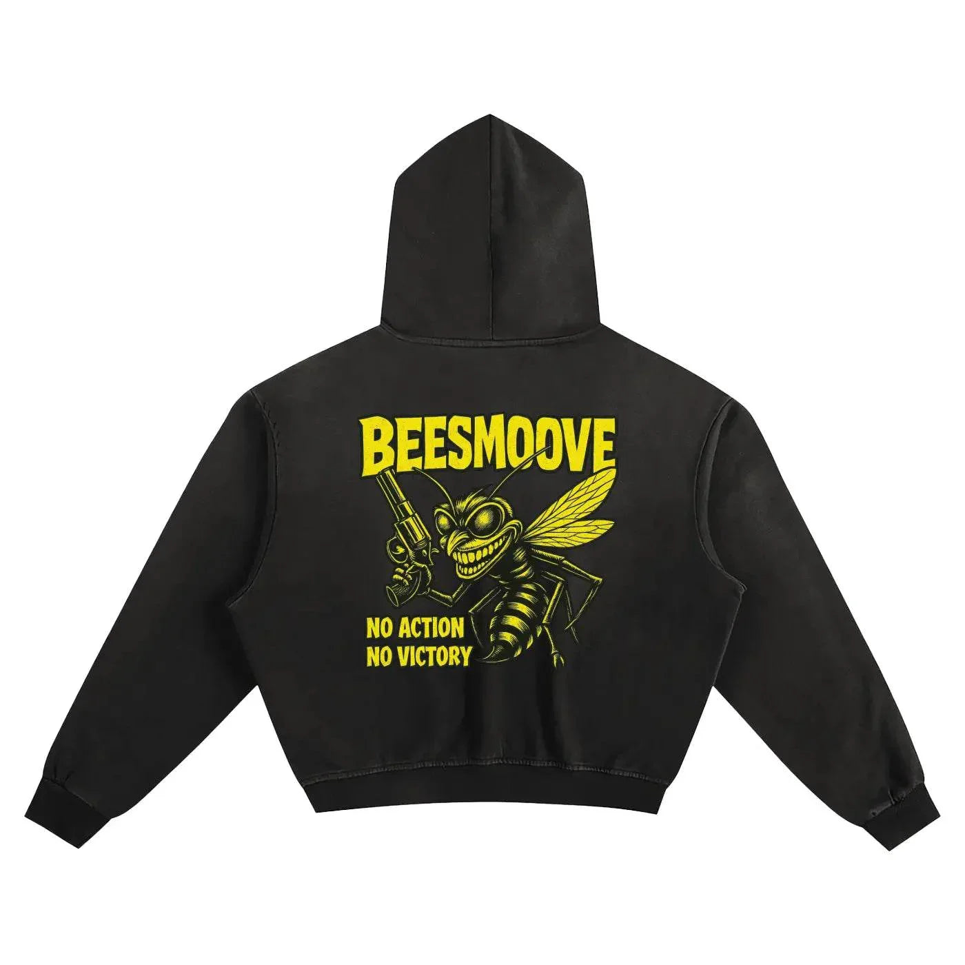 BEESMOOVE Hive Assassin Sunfade Boxy Hoodie - Beesmoove 