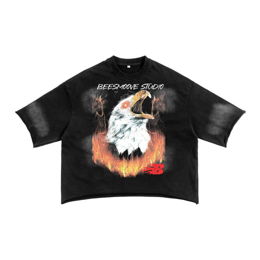 BEESMOOVE Studio Sonar Raw Eagle Tee - Beesmoove 