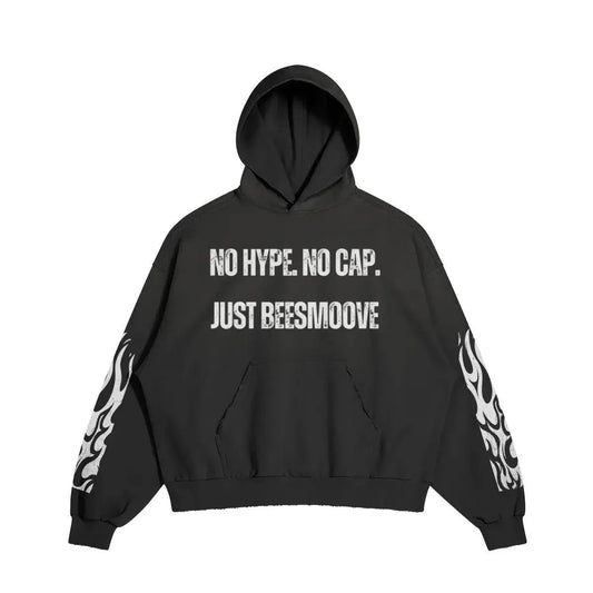 BEESMOOVE no hype no cap just BEESMOOVE Hoodie - Beesmoove 