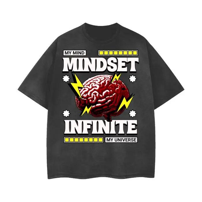 Beesmoove Infinite Mindset Tee Wash Frayed T-Shirt - Beesmoove 