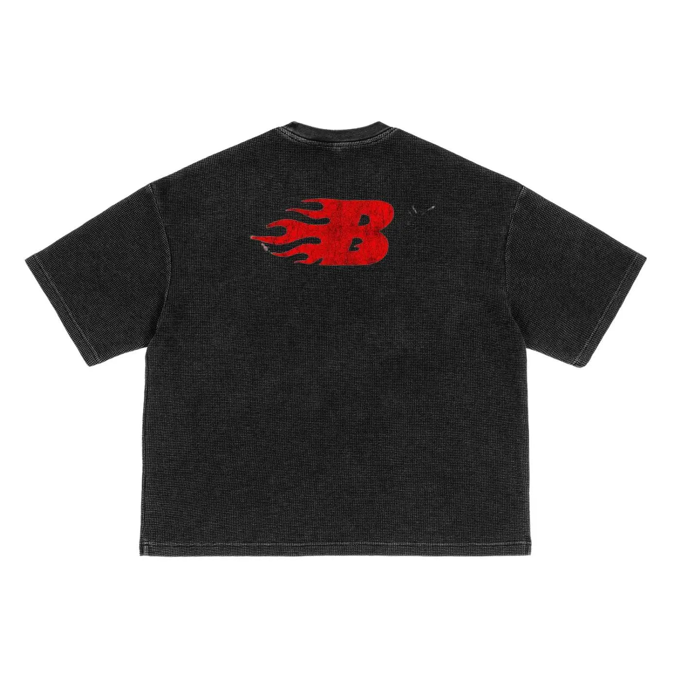 BEESMOOVE Skull Session Washed Boxy T-Shirt - Beesmoove 