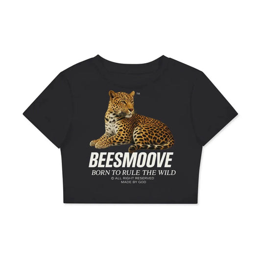 BEESMOOVE Throne of the Wild Women's Fitted Crop Tee - Beesmoove 