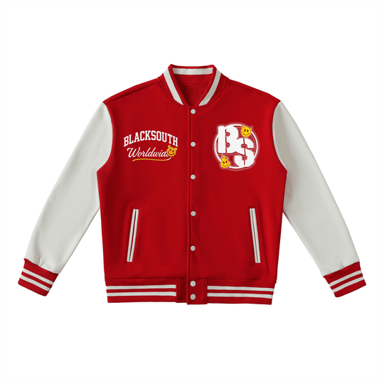 BEESMOOVE BlackSouth Global
Tone Fleeced Varsity Jacket - Beesmoove 
