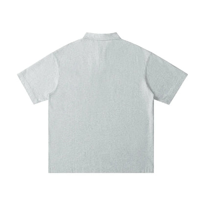 BEESMOOVE DOHIVE Loose Cotton Short-Sleeve Polo Shirt - Beesmoove 