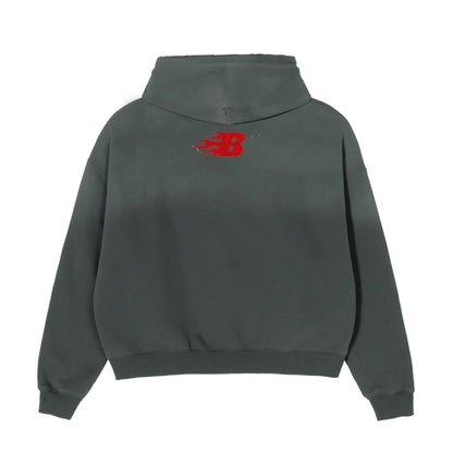 BEESMOOVE Blackout Blaze Edition Sunfade Boxy Hoodie - Beesmoove 