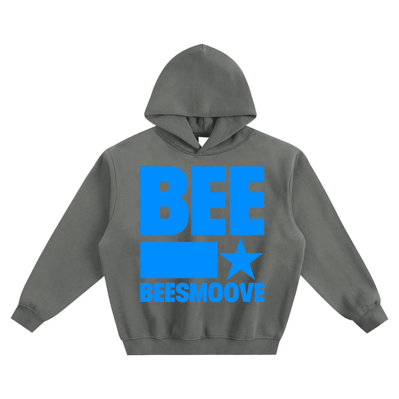 BEESMOOVE BEE STAR POWER
Blue Boxy Hoodie - Beesmoove 