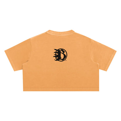 BEESMOOVE BlackSouth Snow Washed Crop Top - Beesmoove 