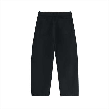 BEESMOOVE DOHIVE Twisted-Seam Belted Curved-Blade Pants - Beesmoove 