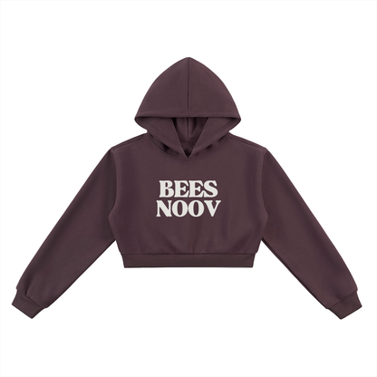 BEESMOOVE BlackSouth BEES NOOV Bootleg Cropped Hoodie - Beesmoove 