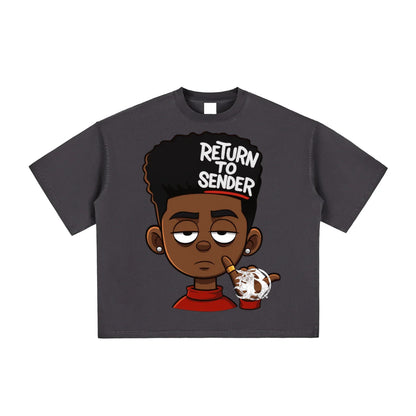 BEESMOOVE RTS Terrell Washed Boxy T-Shirt - Beesmoove 