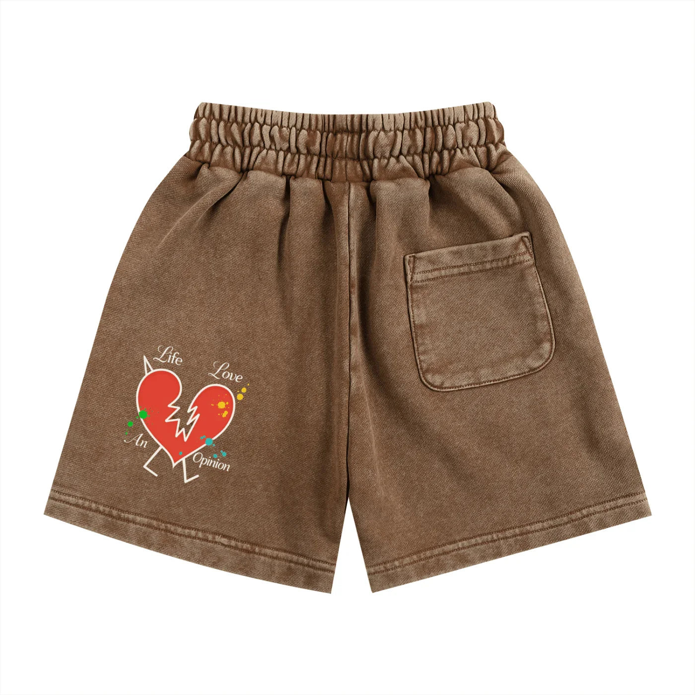 BEESMOOVE Heartbreak Hijack Washed Kids' Shorts - Beesmoove 